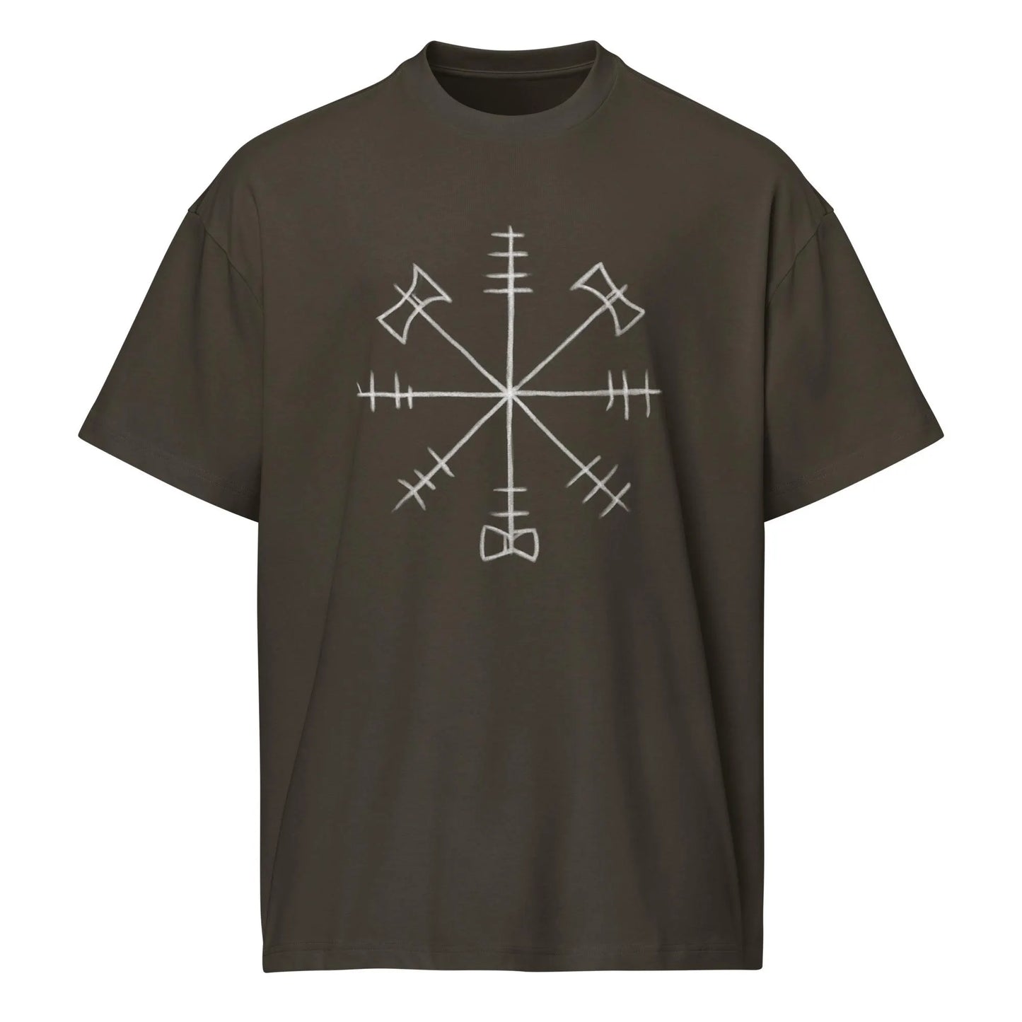 Vegvisir Runic Compass T-Shirt – Viking Nordic Rune Tee | Norse Symbol Protection Shirt
